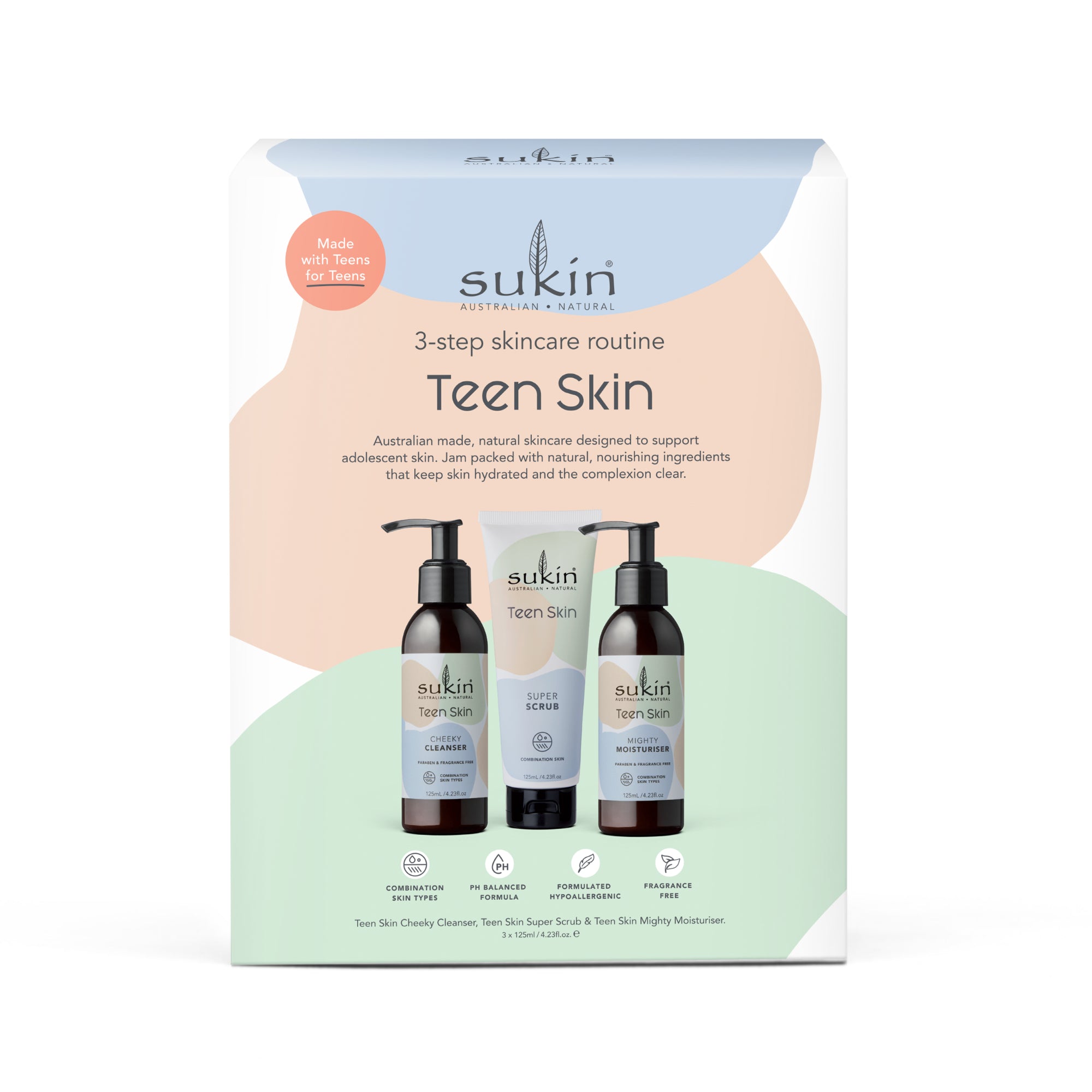 SUKIN TEEN SKIN VALUE PACK